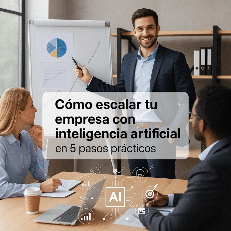 Cómo escalar tu empresa con inteligencia artificial (en 5 pasos ...